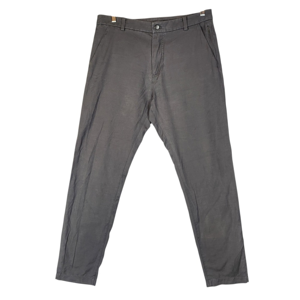 Lululemon ABC Pants 34 Grey Slim Fit Tapered Technical Chino
